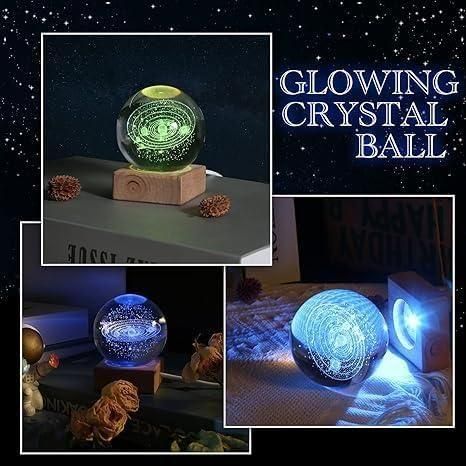 Buy 3D CRYSTAL LAMP BALL(Assorted Design)